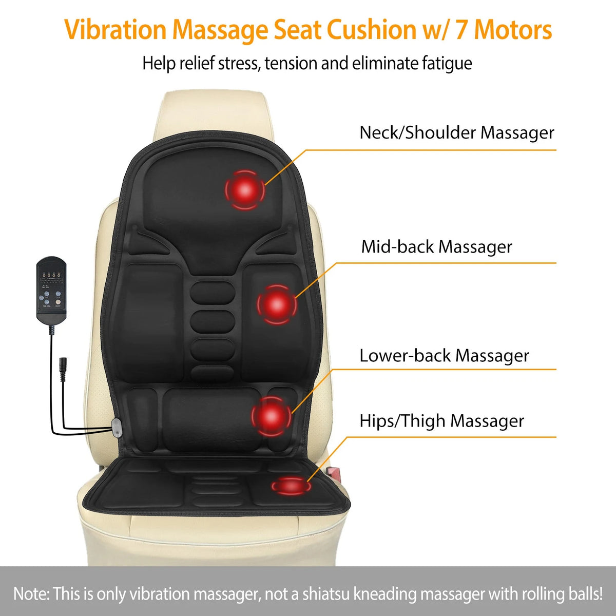 Professional 7-Zone Heated Massage System