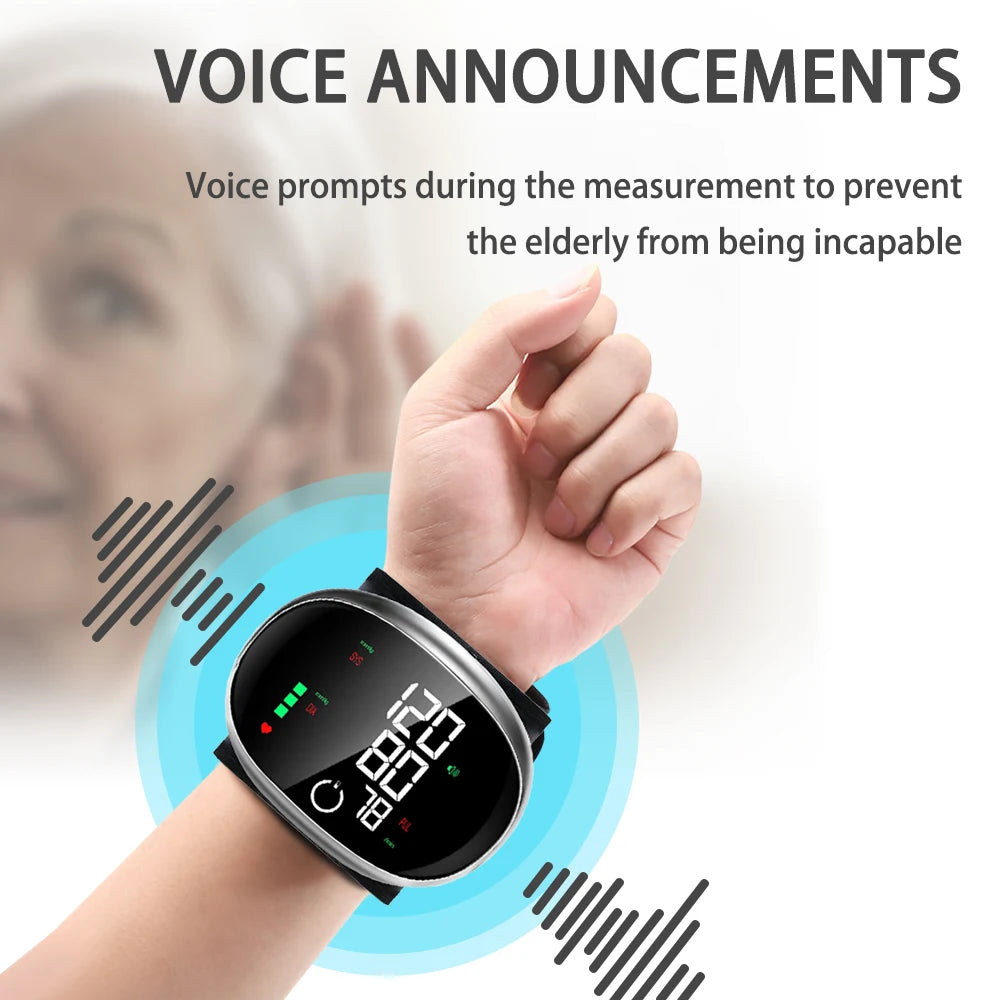 Smart Voice Wrist Health Monitor